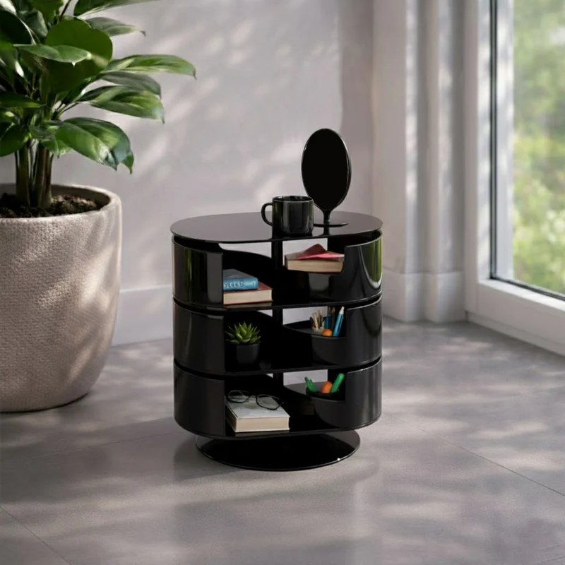 Set Infinity Table + Lovino Nero - Tavolino e organizer di design