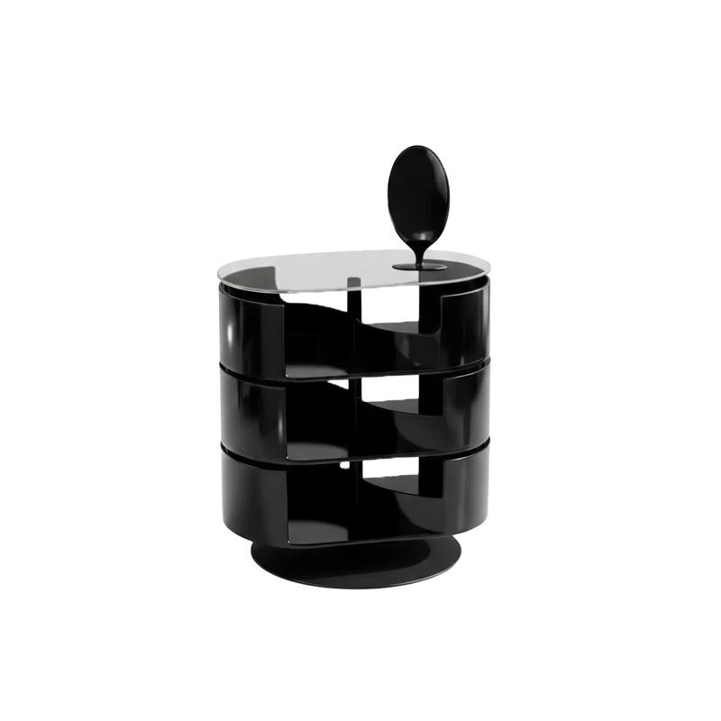 Set Infinity Table + Lovino Nero - Tavolino e organizer di design