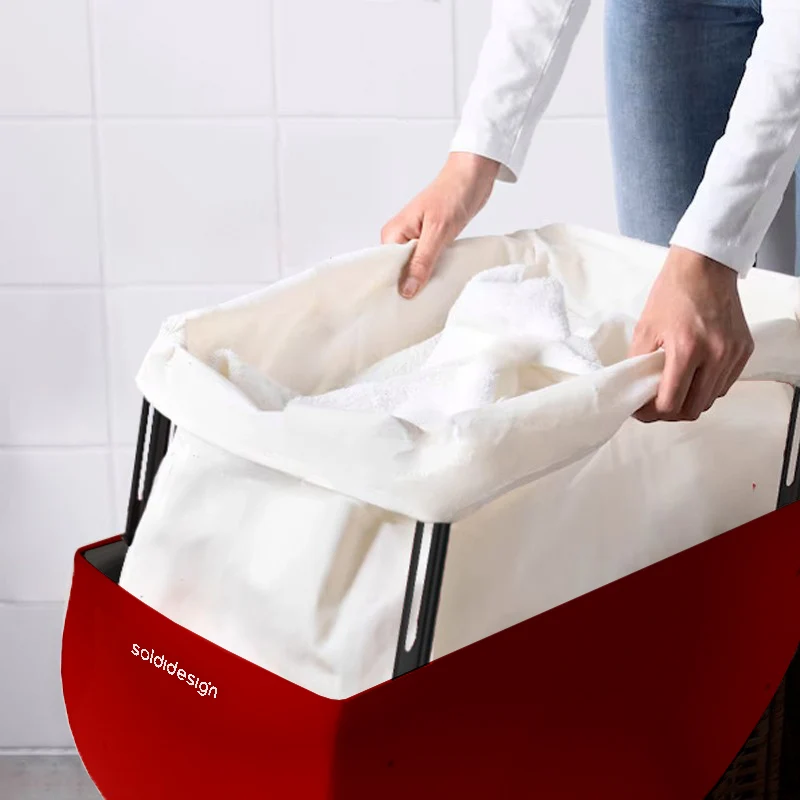 Buc Rosso - Cesto portabiancheria di design