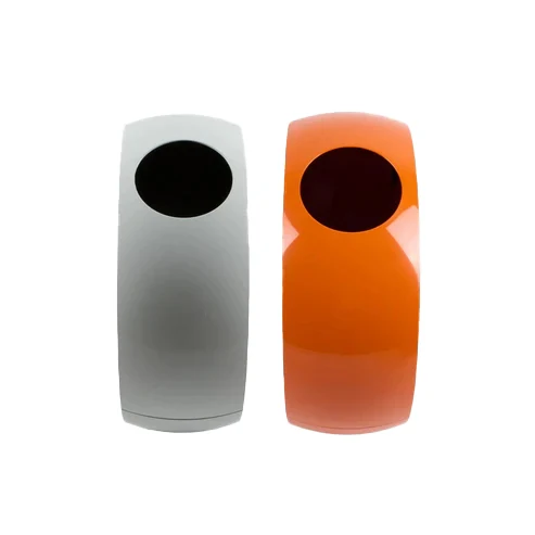 Set Buc Bianco/Arancio - Cesto portabiancheria di design