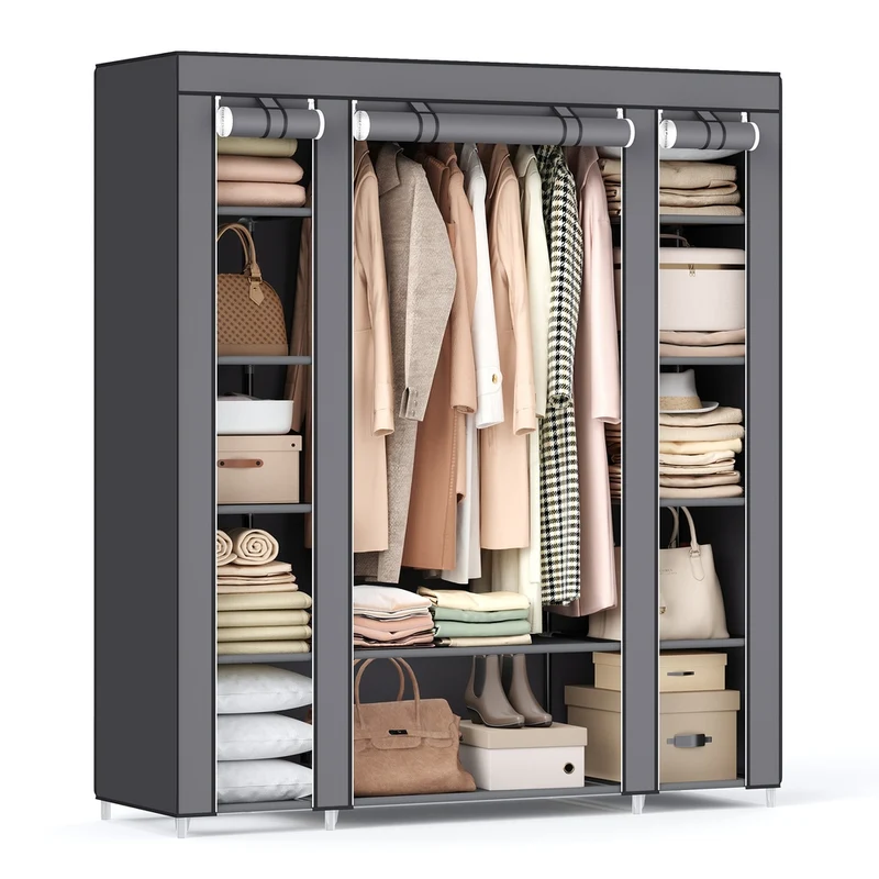 Armoire de rangement avec housse