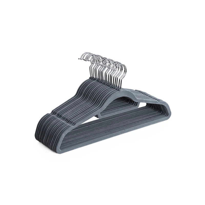 20 Cintres en velours pivotant antiglisse