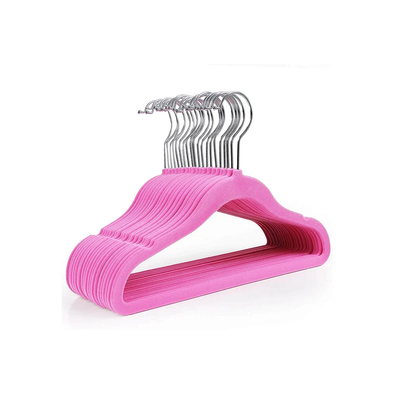 20 Cintres en velours pivotant antiglisse
