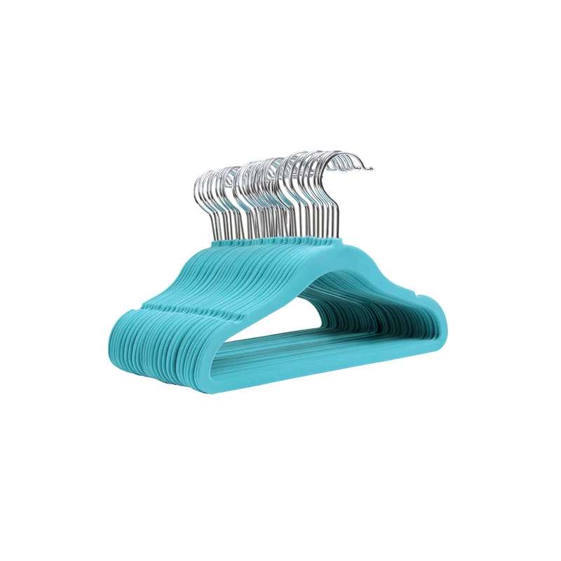 20 Cintres en velours pivotant antiglisse