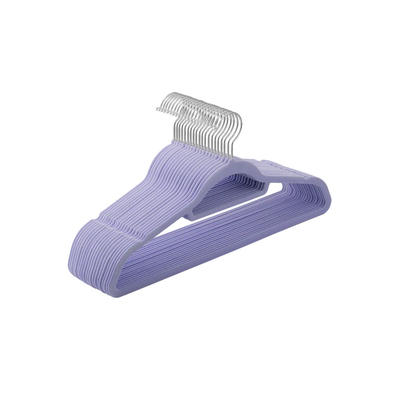 20 Cintres en velours pivotant antiglisse