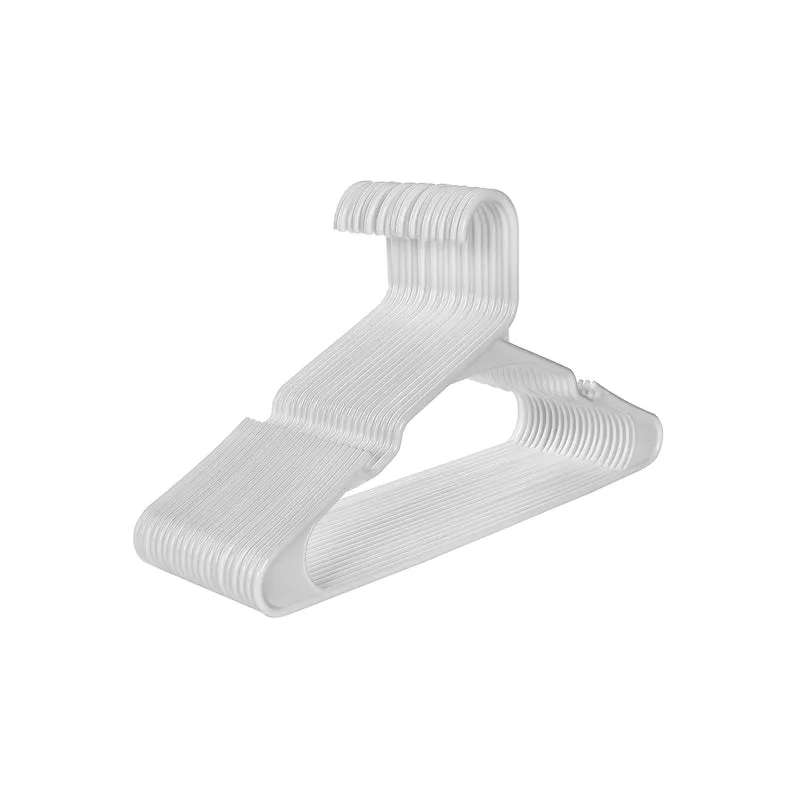 50 Cintres en plastique antidérapant