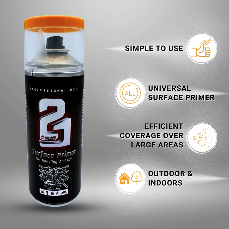 PRIMER SPRAY YELLOW MAT Colle21 - Produit pour bricolage & modélisme, pour des finitions parfaites ! ✨🔧
