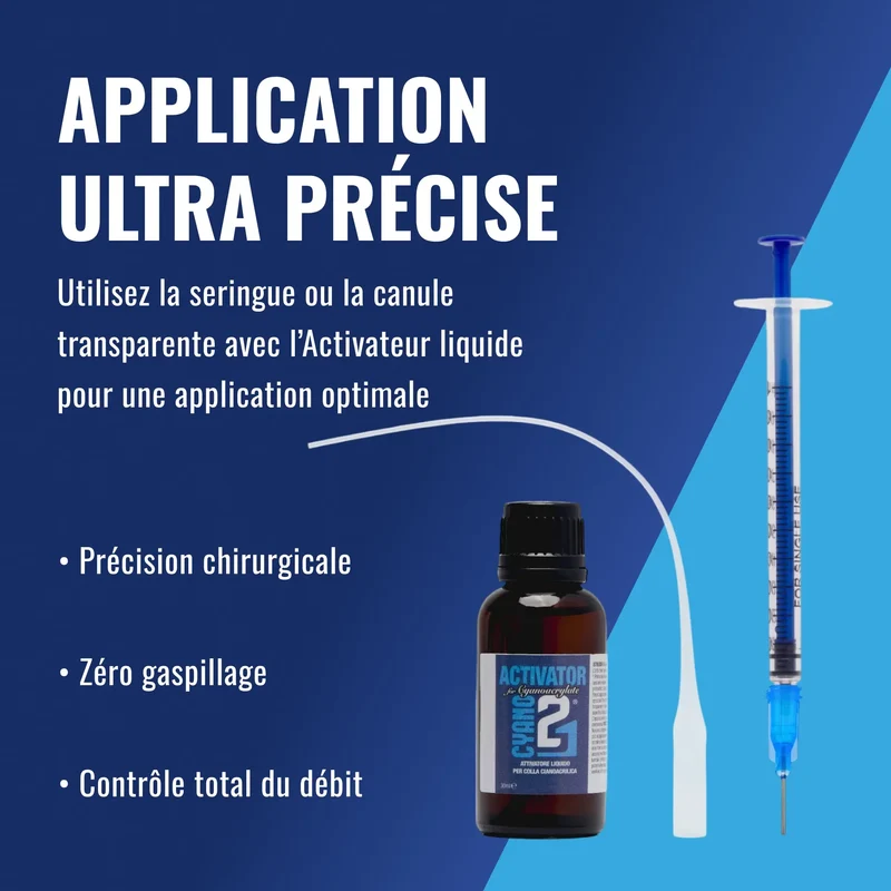 KIT ACTIVATEUR Colle21 Super Glue Colle21 DENSE + ACTIVATEUR LIQUIDE pour cyano 30ml - Colle Extra-Forte Multi-Usages Idéale pour le modélisme, le bricolage créatif et les réparations techniques exigeantes.🛠️