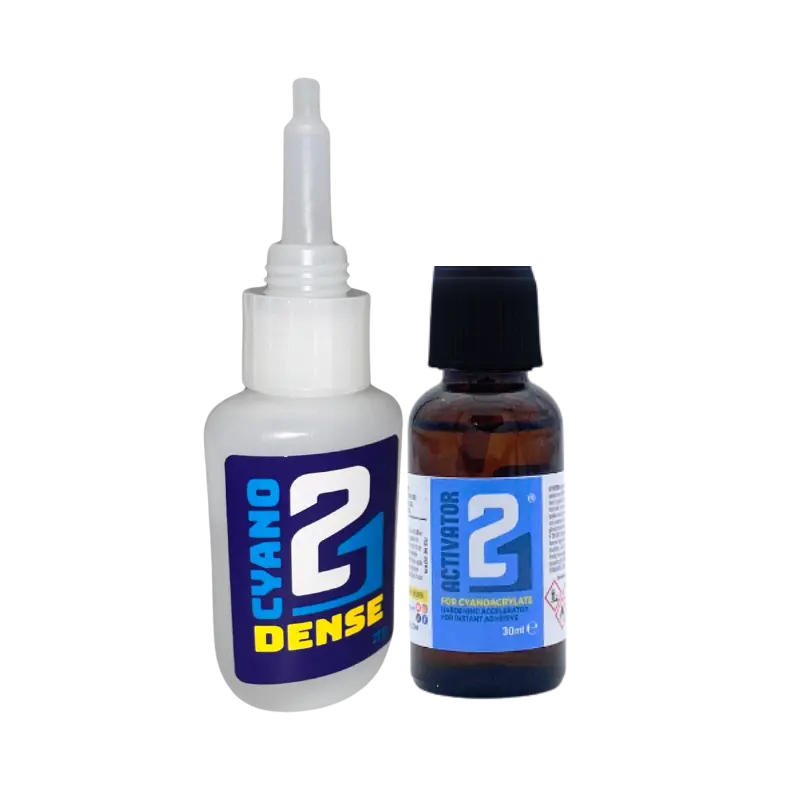 KIT ACTIVATEUR Colle21 Super Glue Colle21 DENSE + ACTIVATEUR LIQUIDE pour cyano 30ml - Colle Extra-Forte Multi-Usages Idéale pour le modélisme, le bricolage créatif et les réparations techniques exigeantes.🛠️
