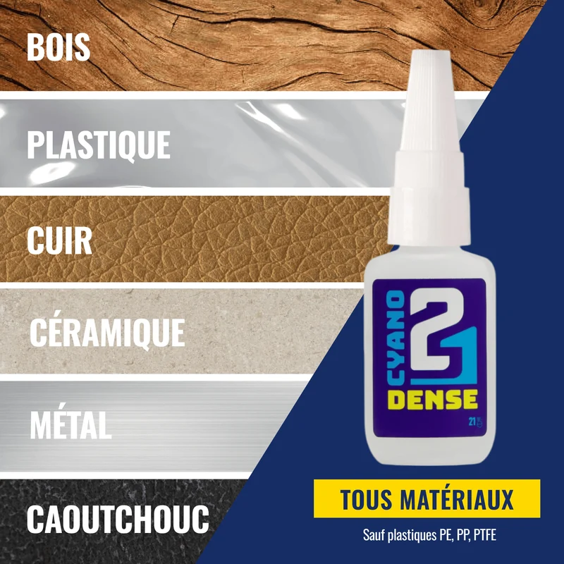 🧪 KIT ACTI DENSE Colle21, Super Glue Colle21 DENSE + Activateur Spray 200ml – Parfaite pour les travaux de modélisme de précision, le bricolage artistique et les réparations techniques à haute exigence. 🛠️