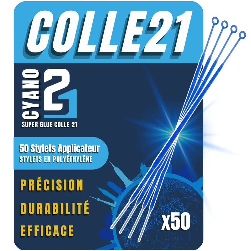 ✨ 50 Stylets Applicateurs en Polyéthylène professionnelle de précision pour le Bricolage & Modélisme ! ✨🔆