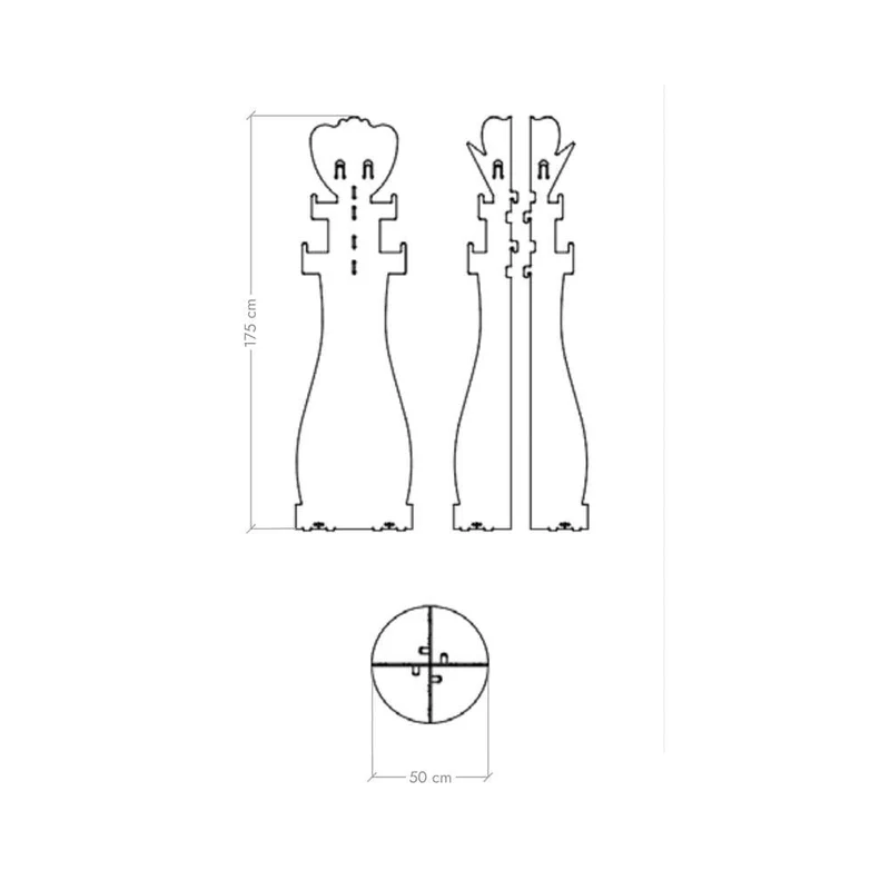 Royal Twin - Attaccapanni di design