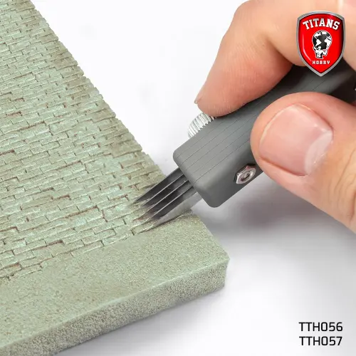 TITANS HOBBY : Graveur spécial pour modèles réduits à l'échelle 1/72 - graveur pour modélisme TTH057, graveur pour projets artistique