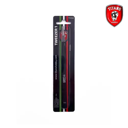 Pince de précision type 1 avec pointes longues Titans Hobby TTH048 - pince pour modélisme, pince de précision, pince pour bricolage