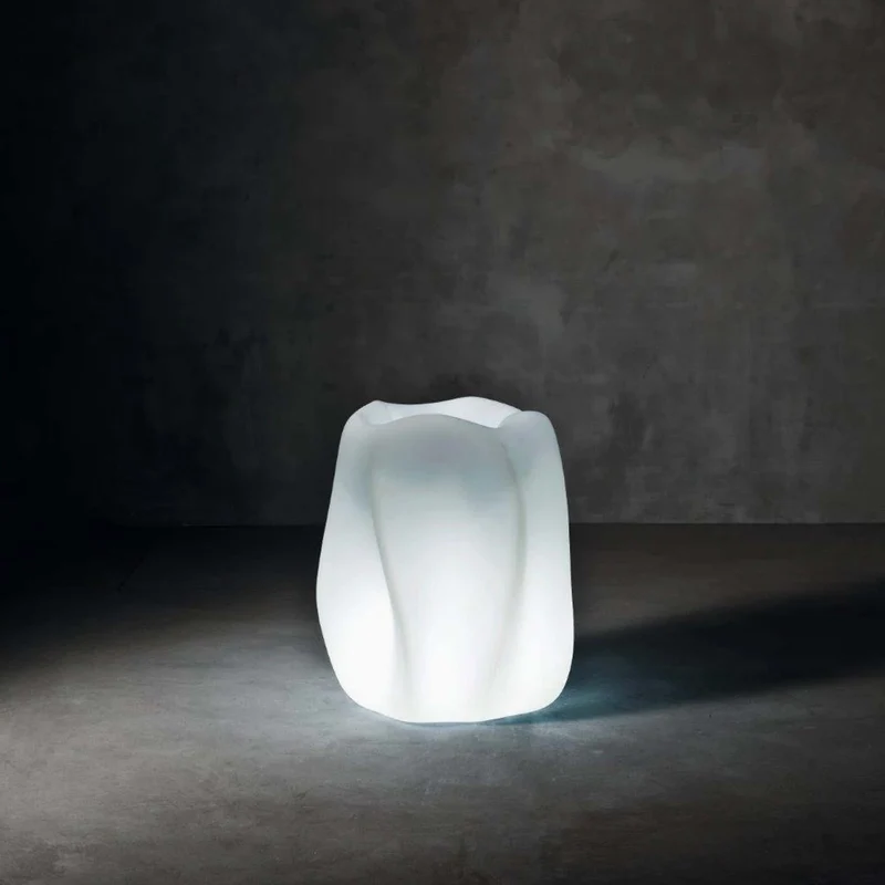 Vase NEW WAVE with Light by Ross Lovegrove for Serralunga