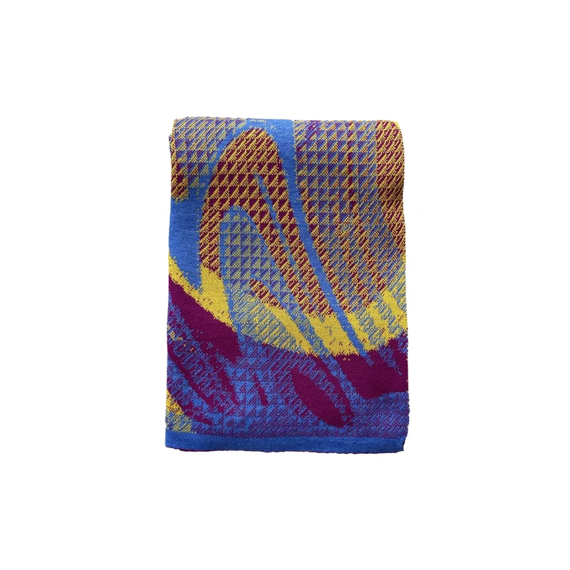 Wool Throw Blanket VOX by Hanna Werning for Lanificio Leo