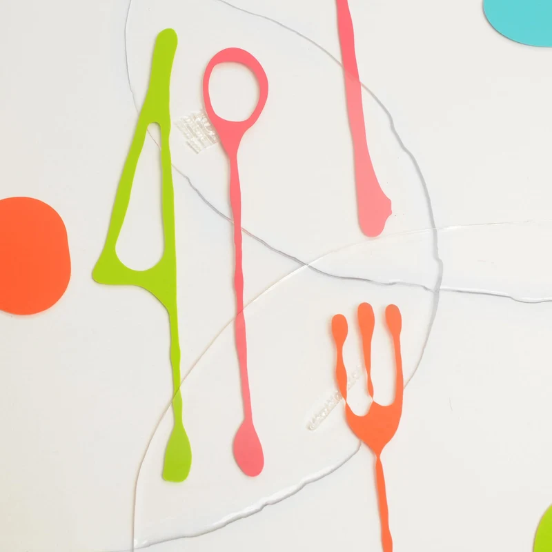 Placemat TABLE-MATES Clear Set of Four by Gaetano Pesce for Fish Design