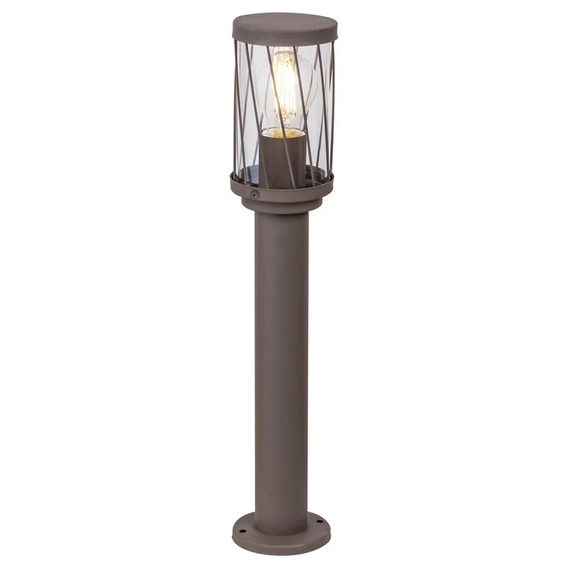 Rabalux Budapest Garden Floor Lamp, IP44, brown, E27 socket, max 40W, 8889