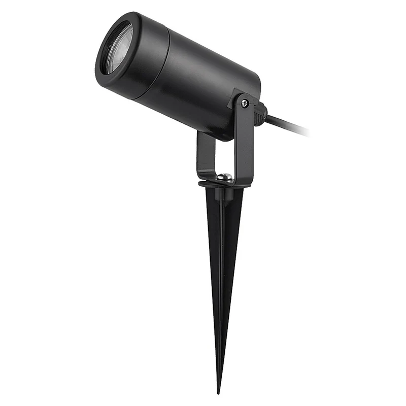 Rabalux Krobia Floor Lamp, IP65, black, GU10 base, max 4W, 7814