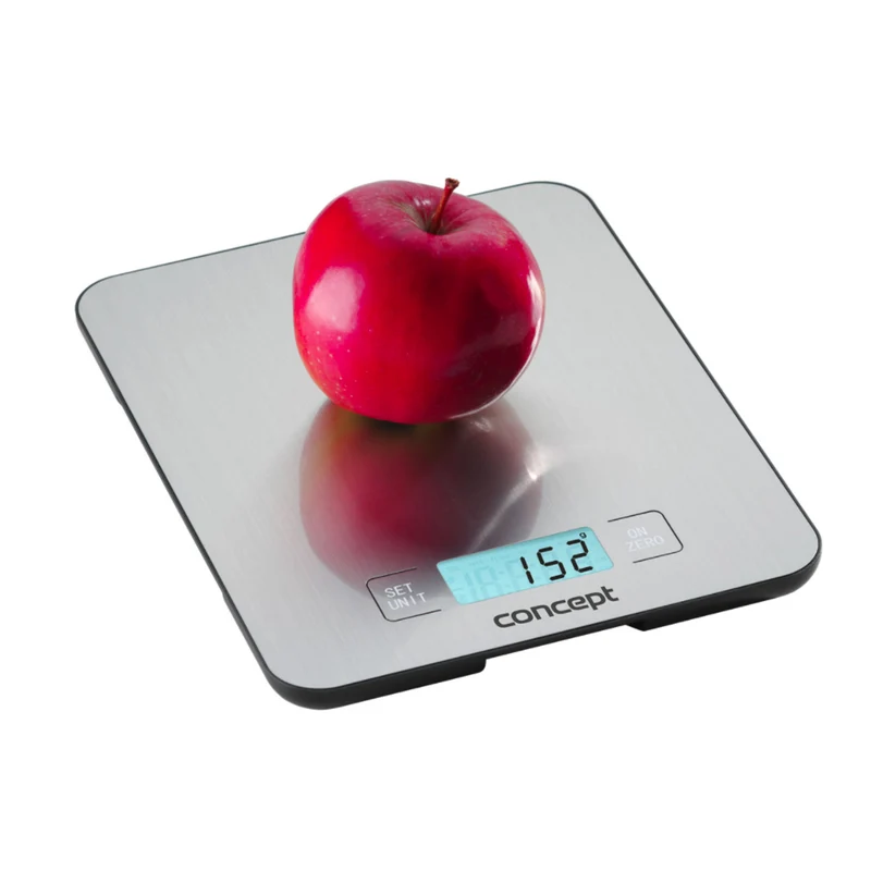 Concept VK5710 Kitchen Scale Digital LCD Display Clock Alarm Function Automatic