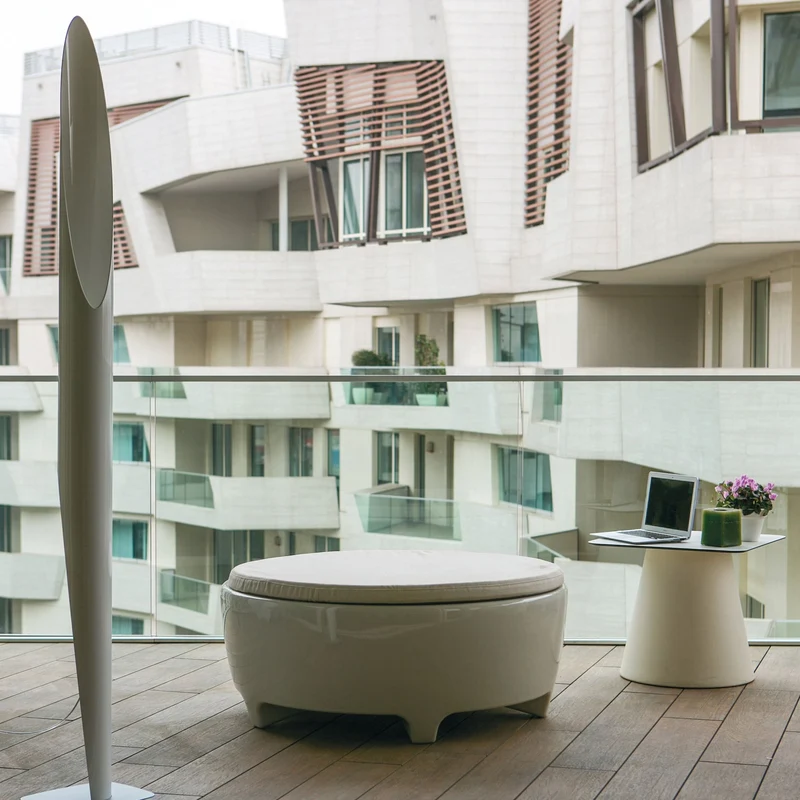Outdoor Pouf OASIS by Sebastian Bergne for Serralunga