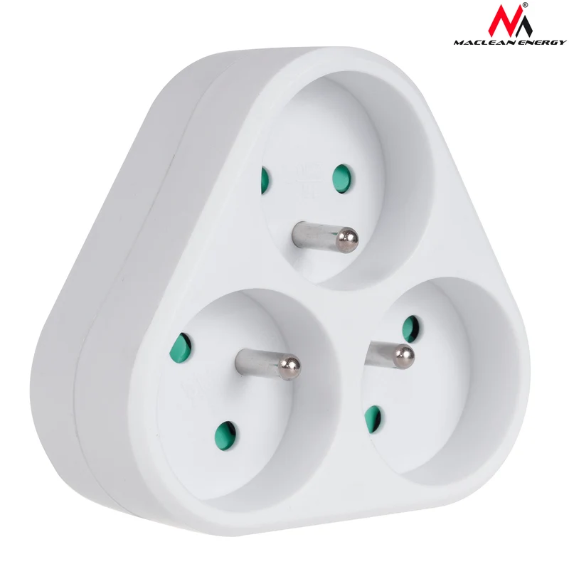 Maclean Energy MCE214 Triple current outlet with grounding 16A