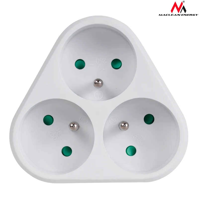 Maclean Energy MCE214 Triple current outlet with grounding 16A