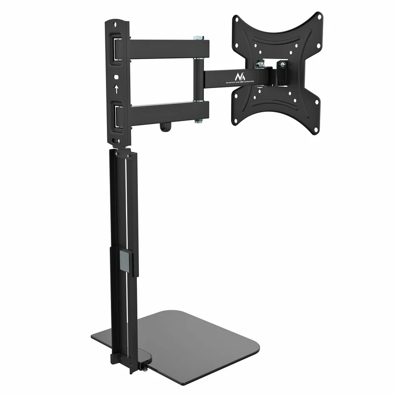 Maclean TV Mount with DVD Shelf, vesa 200x200 , 23"-43", 25kg, MC-771A +HDMI 2.0 4K 3D UHD 1.8m CABLE 48 bit