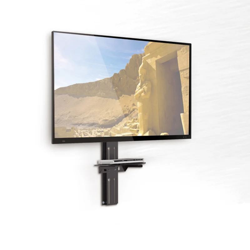 Maclean TV Mount with DVD Shelf, vesa 200x200 , 23"-43", 25kg, MC-771A +HDMI 2.0 4K 3D UHD 1.8m CABLE 48 bit