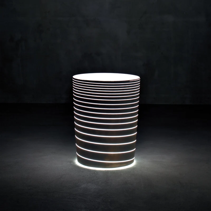 Outdoor Vase GRAND JANE with Light by Marc Sadler for Serralunga