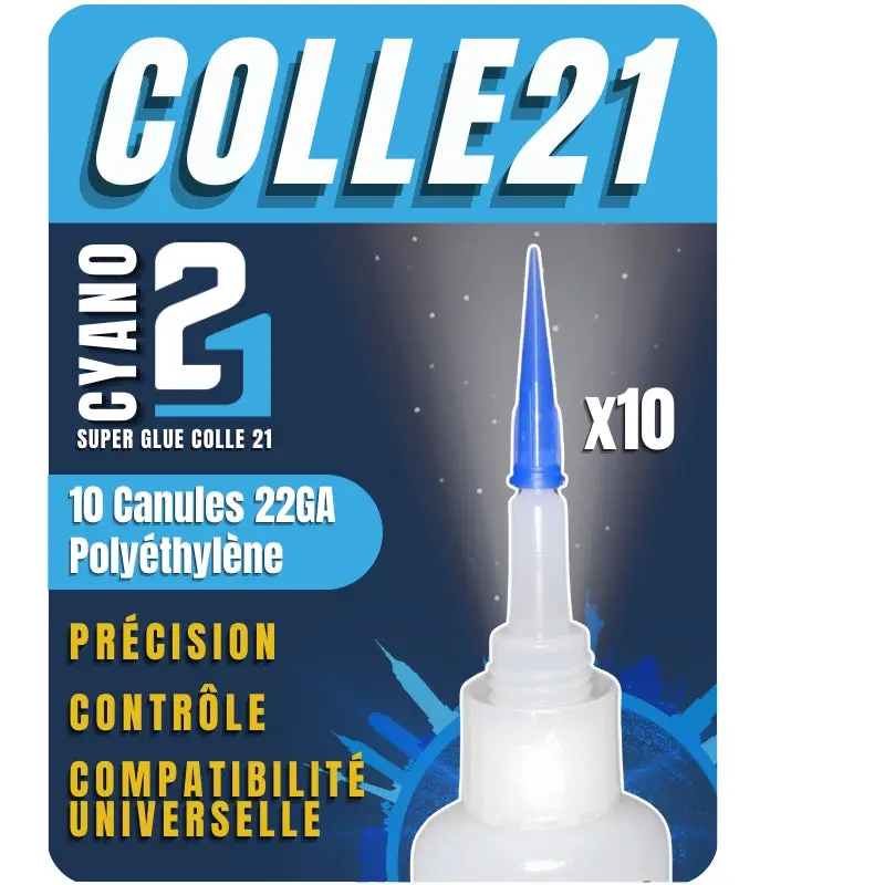 ✨ 10 Canules de Précision en Polyéthylène 22GA By Colle21 – Canules professionnelle de précision pour le Bricolage & Modélisme ! ✨🔆
