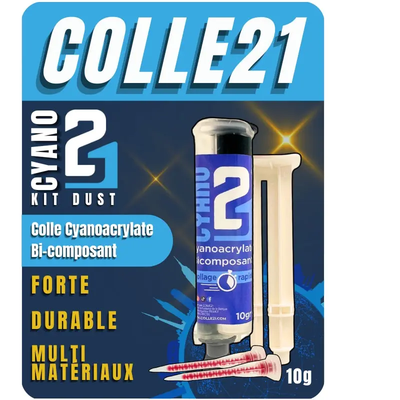 🧪 Super Glue Colle 21 CYANO BI-COMPOSANT Seringue Adhésif professionnelle de précision Idéale pour le modélisme, le bricolage créatif et les réparations techniques exigeantes. 🛠️