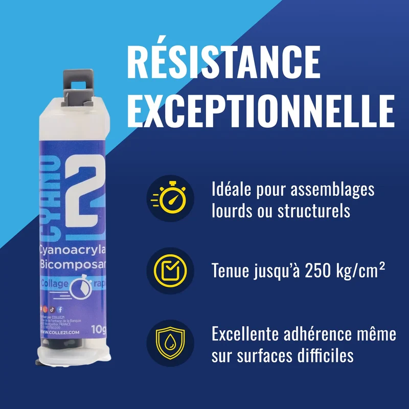 🧪 Super Glue Colle 21 CYANO BI-COMPOSANT Seringue Adhésif professionnelle de précision Idéale pour le modélisme, le bricolage créatif et les réparations techniques exigeantes. 🛠️