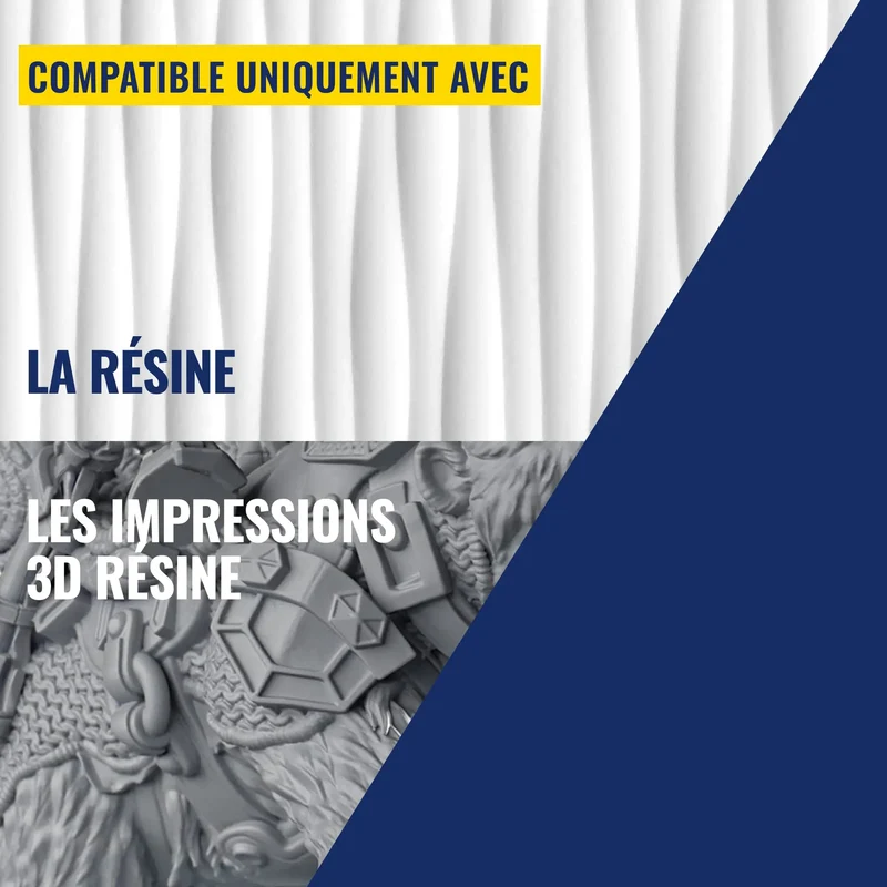 Colle Résine Blanche LED UV Colle21 + Lampe LED . Résine Époxy Haute Précision pour Modélisme, Bricolage et Créations DIY ✨🔆