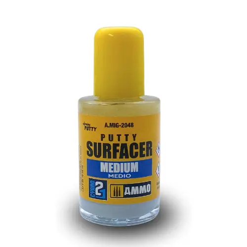 Surfacer Putty 30 ml by Glue Colle21/ Ammo Mig - Colle spéciale modélisme et maquettes, conçue pour obtenir des joints invisibles et une finition haute qualité sur plastique et résine. 🛠️✨