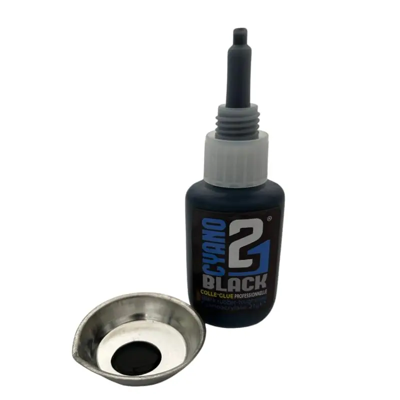 🧪 KIT ACTI BLACK Super Glue Colle21 – Colle Cyanoacrylate Noire + Activateur Spray 200ml – Colle Extra-Forte Multi-Usages Idéale pour le modélisme, le bricolage créatif et les réparations techniques exigeantes .🛠️
