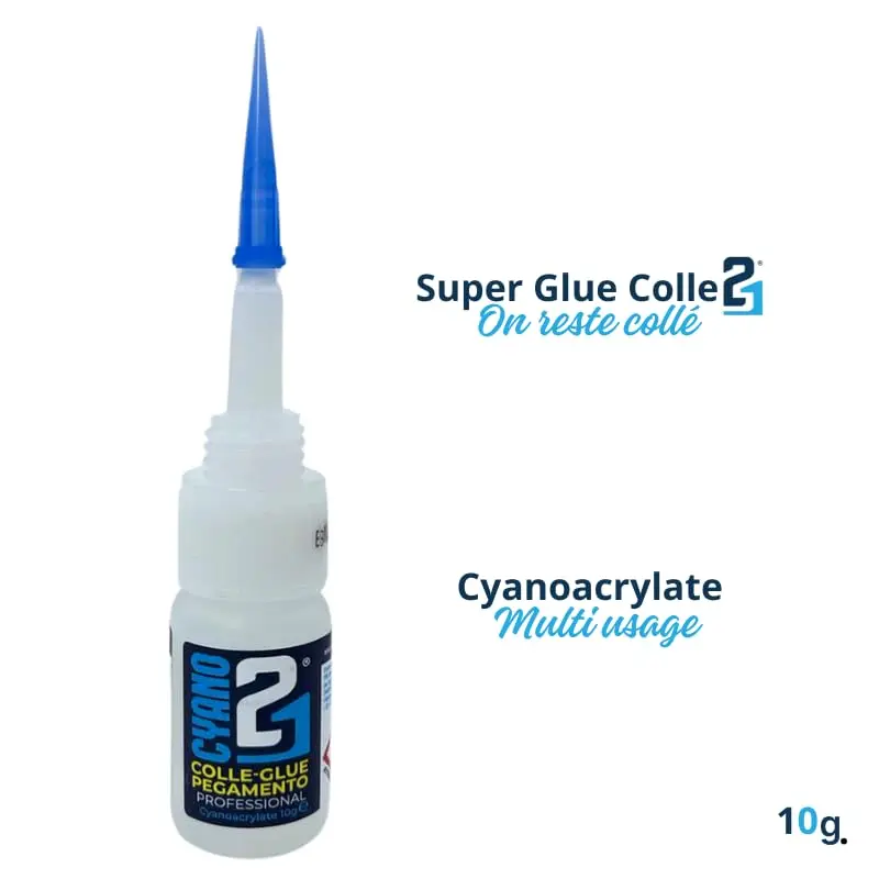 🧪 Kit Dust21 Colle21 – Super Glue Cyano 10g + Poudre de Verre MagicDust21 | Kit Professionne lIdéale pour le modélisme, le bricolage créatif et les réparations techniques exigeantes.🛠️