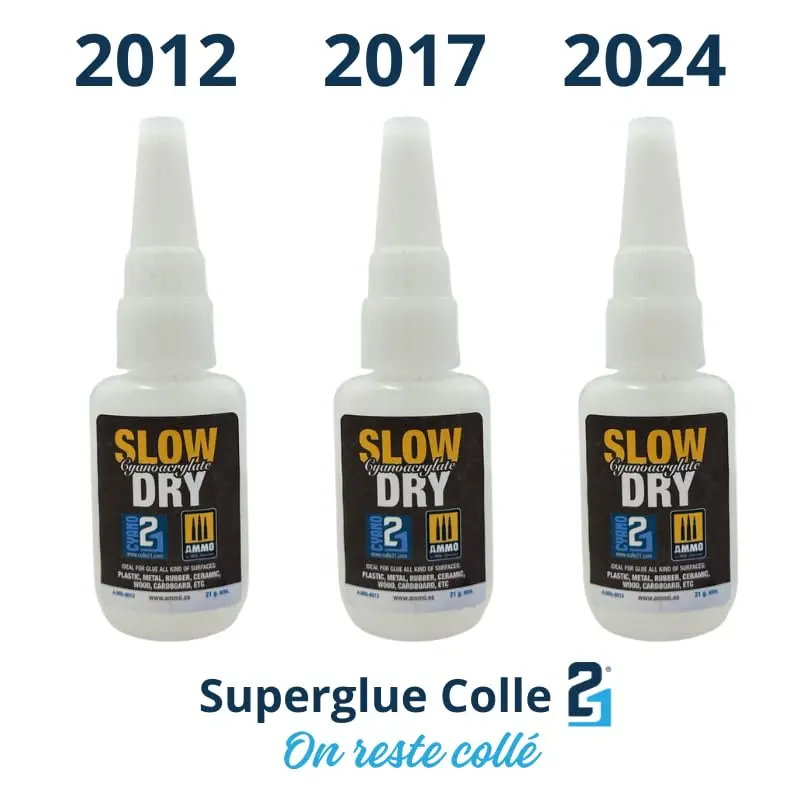 Super Glue Colle21 SLOW DRY 21g by Ammo Mig –Colle Extra-Forte Multi-Usages Idéale pour le modélisme, le bricolage créatif et les réparations techniques exigeantes.🛠️