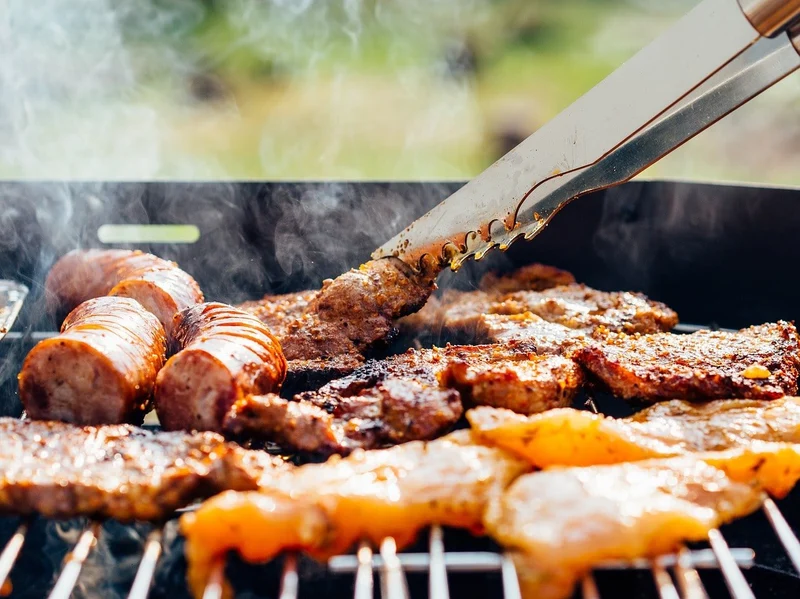 Barbecue a carbonella Supermax 60x40x85h cm
