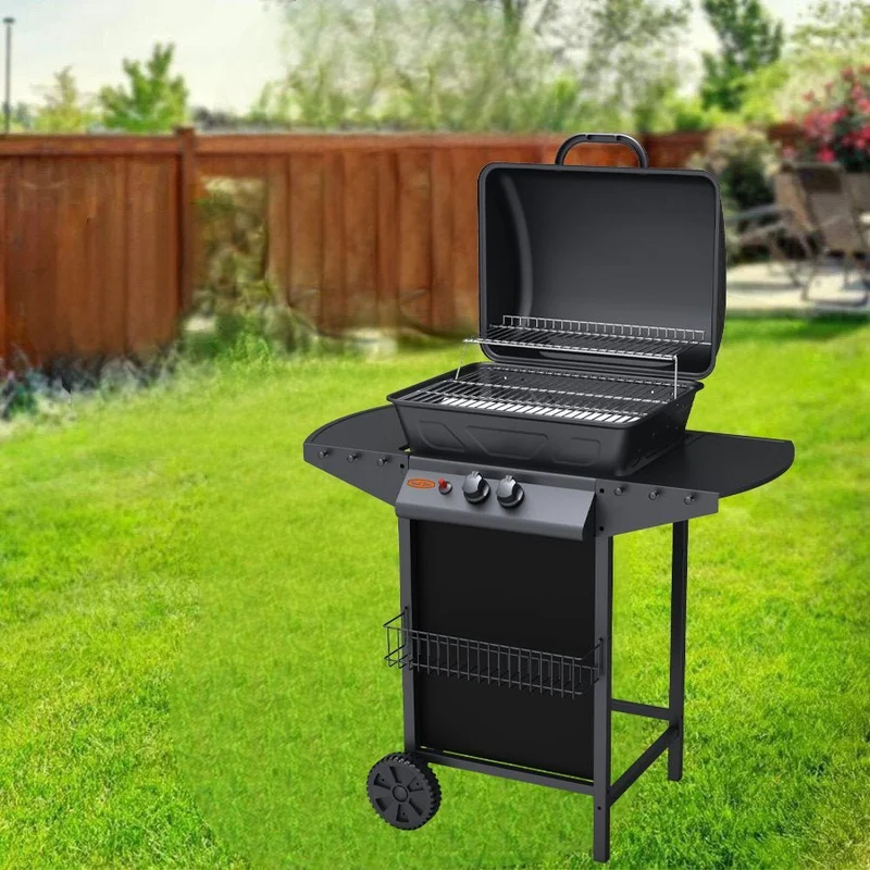 Barbecue a gas due fuochi Cardinale 91,3x46x102h cm