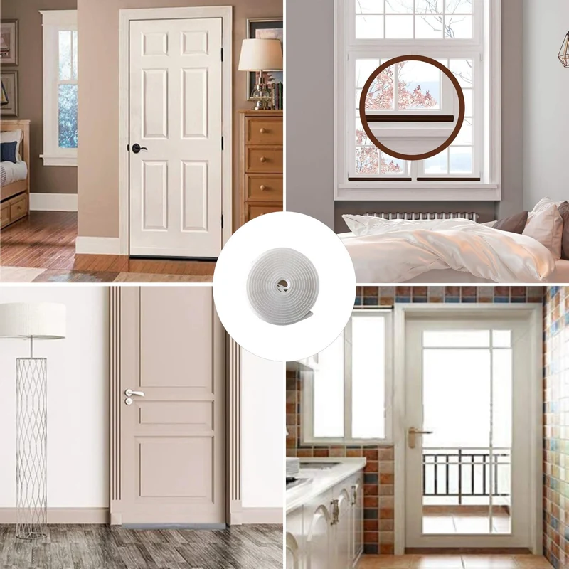 Parafreddo per porte e finestre bianco 25 mm x 4 mt - bianco — GEKO