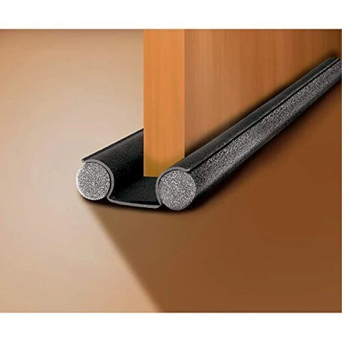 Paraspifferi sottoporta doppia protezione Cardinale 95 cm x 25 mm - grigio
