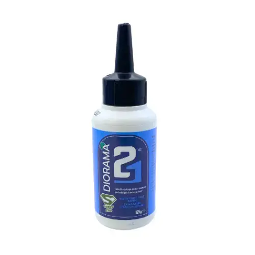 🧪 Colle Blanche Vinylique Colle21 – 125 ml Colle professionnel pour vos décors, projets DIY dioramas et modélisme.🚀