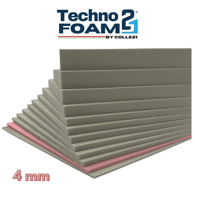 🧱 Technofoam 21 by Colle21 – Support décoratif en mousse rigide polyuréthane – Idéal pour projets créatifs, 30 x 21 cm, 4 mm d’épaisseur