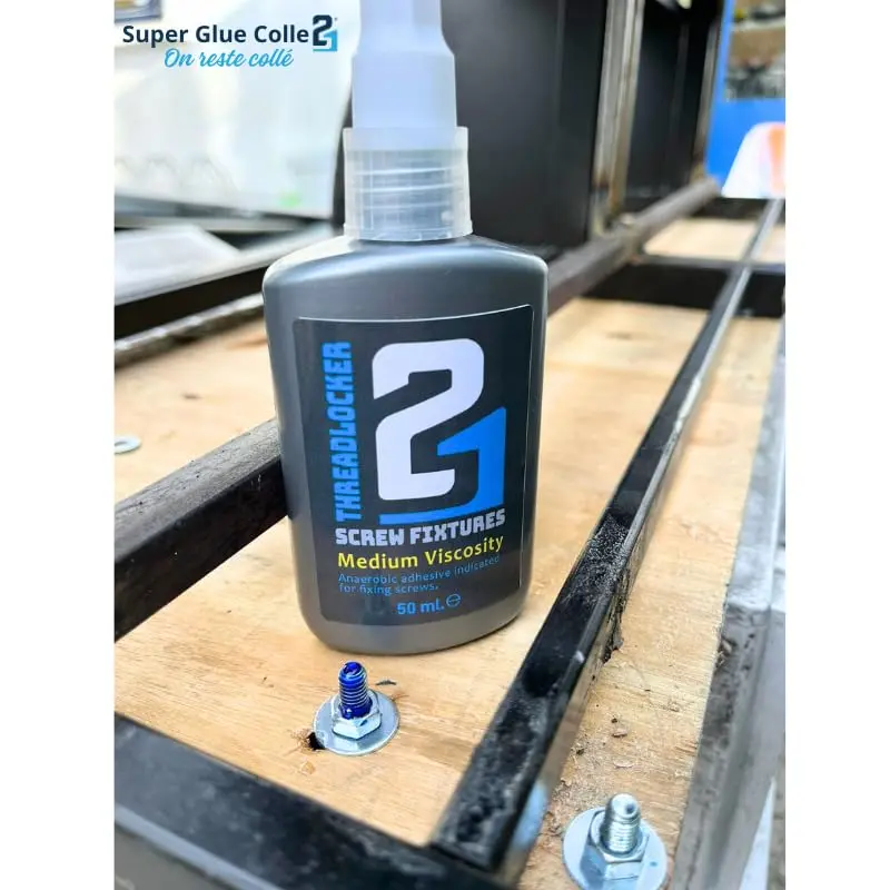 🔧 THREADLOCKER by Colle21 – Frein-filet professionnel pour fixations sécurisées – 50 ml.