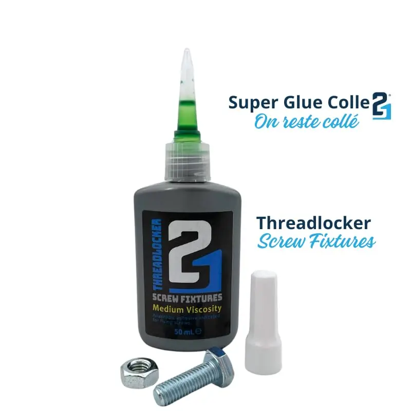 🔧 THREADLOCKER by Colle21 – Frein-filet professionnel pour fixations sécurisées – 50 ml.