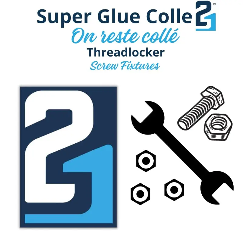 🔧 THREADLOCKER by Colle21 – Frein-filet professionnel pour fixations sécurisées – 50 ml.