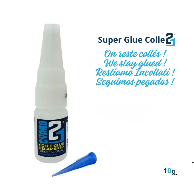 🚀 Superglue Cyano Colle21 10g | Colle Extra-Forte Ultra Fluide – Séchage Express – Réparations Précises & Multi-Matériaux – Format Compact & Haute Performance