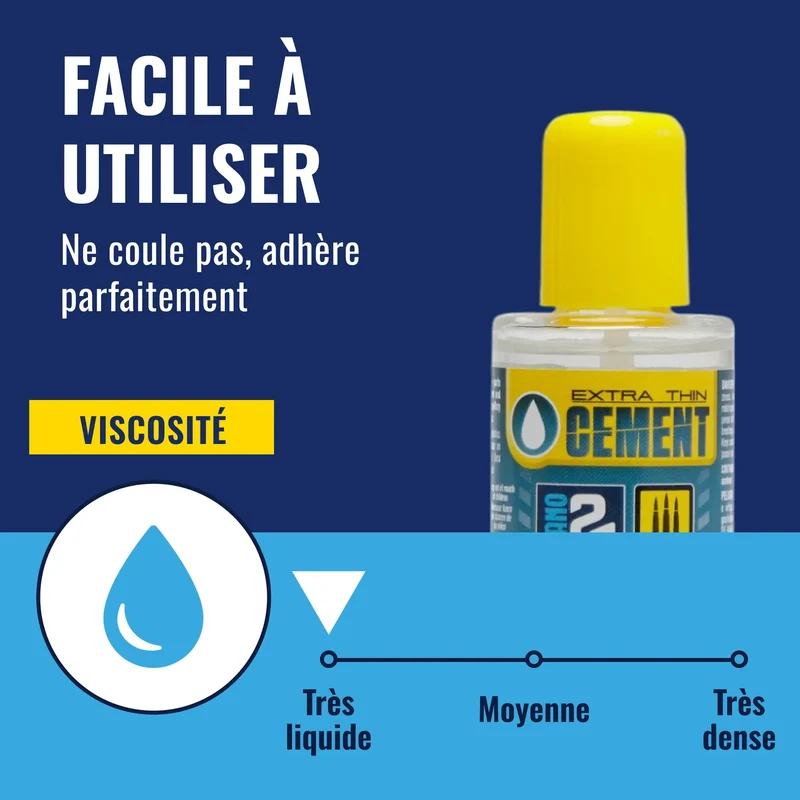 🧪 EXSTRA THIN CEMENT TRANSPARENT by Colle21/AmmoMig – Colle pour assemblage de précision en plastique – 30 mL - Colle spéciale modélisme et maquettes, conçue pour obtenir des joints invisibles et une finition haute qualité sur plastique et résine. 🛠️✨