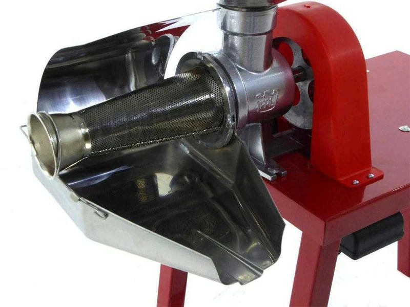 Spremipomodoro con banchetto Inox 330 watt — MADE IN Italy